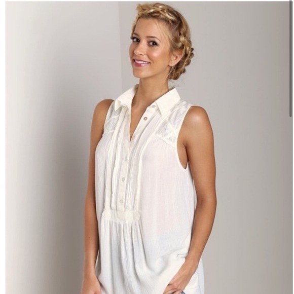 FREE People Sleeveless Tunic Sz SM - Picture 4 of 9